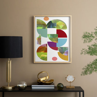 Dorset Shapes I Framed Print - Solid Wood