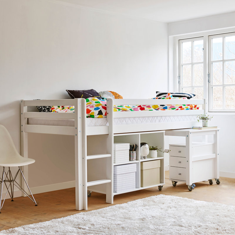 Basic Mid Sleepers, European Toddler (70 x 160cm), White