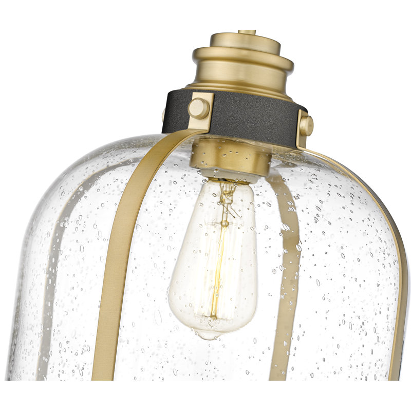 Decoteau 1 - Light Single Pendant, 13.25" H x 12.25" W x 12.25" D