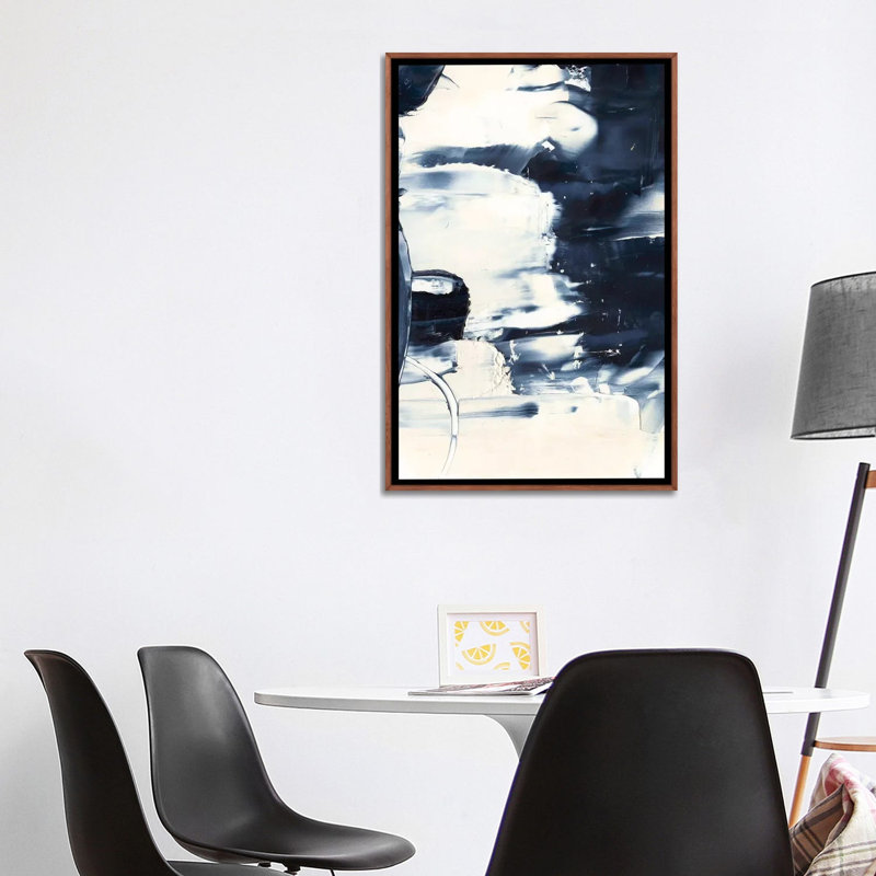 «Wave Rider II» par Ethan Harper - reproduction d'art, H 40 po x l 26 po x P 1,5 po, Toile classique avec cadre brun