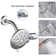 Dual Head Shower Faucets & Systems with Rough in-Valve