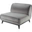 Chaise longue rembourrée Brelen