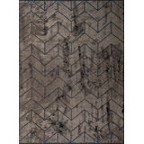 Rapture Brown/Taupe Chevron Luxury Area Rug