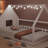 Full Size Wood House Bed With Window And Fence, Bed Frame-1462032052