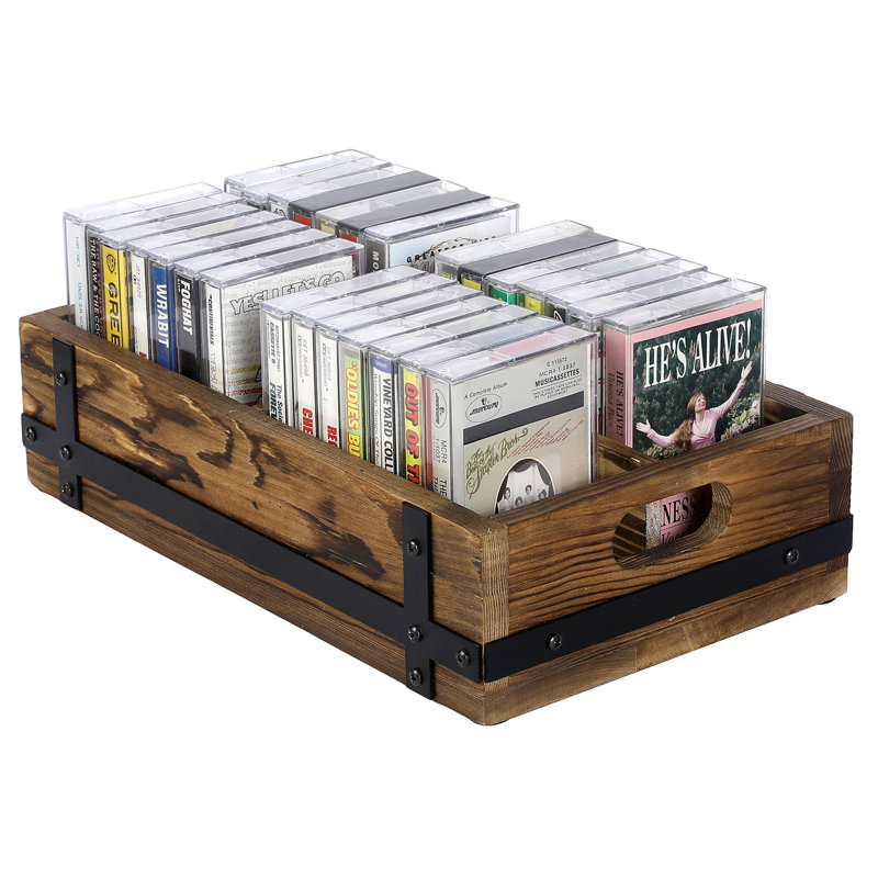 Solid Wood 7.6cm H Media Shelves