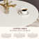 Yardley Round Coffee Table Wooden Pedestal Table