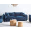LUVOS 3 Seater Velvet Sofa-975059129