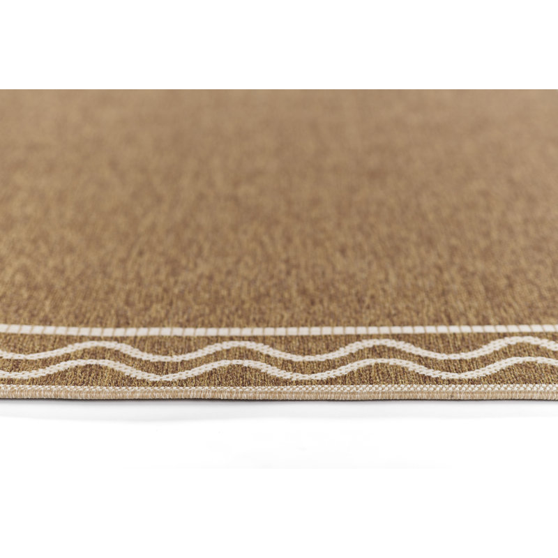 Natural Diamond Pattern Rectangular Synthetic Rug 9' x 12'