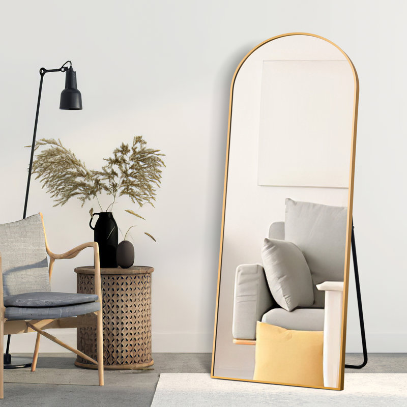 Miroir pleine grandeur Elden, 65 po x 22 po, Or