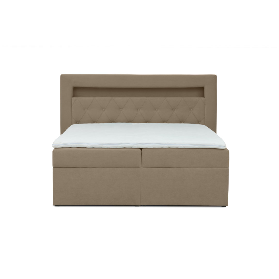 Boxspringbett Exton mit Topper und Bettkasten