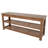 39.4" Bamboo Shoe Storage Bench Entryway Bench 2-Tier Shoe Rack-269980263