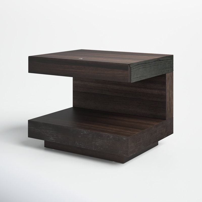 Stearns 1 - Drawer Nightstand, Brown Oak