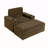 Oversized Chaise Lounge Indoor,Faux Rabbit Fur Sofa Bed with Storage Ottoman and Armrests-2020541931