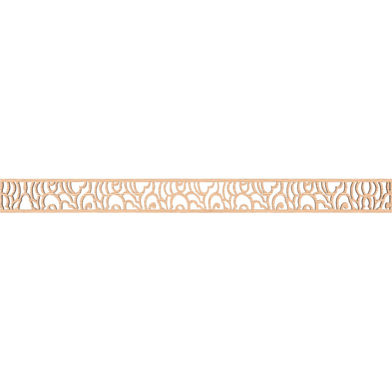 Moulure de panneau Springfield, Chêne rouge, H 4 po x l 46,375 po x P 0,375 po