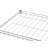 TRINITY 2-Tier Chrome Wire Steel Can Organizer w/ Adjustable Dividers