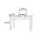 Modern minimalist multi-functional makeup table