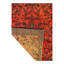 Kuth Cotton Oriental Area Rug in Rust