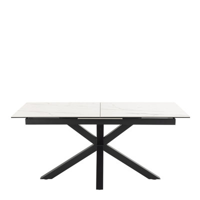 Harrisonburg Extendable Metal Base Dining Table