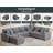 Flexible Combination Module Reversible Sectional Sofa-3881596