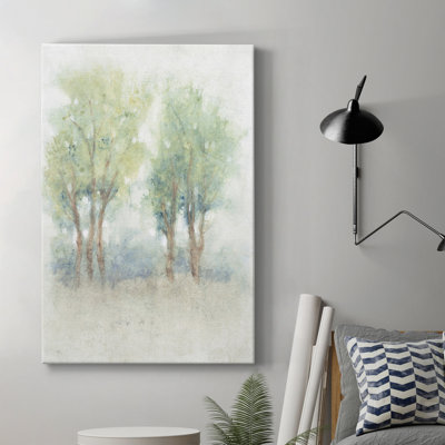 Toile tendue avec châssis de qualité supérieure «Spontane Landscape II» - prête à être accrochée