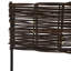 Arnav 35cm H x 120cm W Brown Wood Border Fence