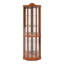 Armoire de coin lumineuse