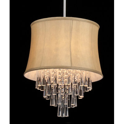 Luminaire suspendu en cristal 1 lumière Traditional
