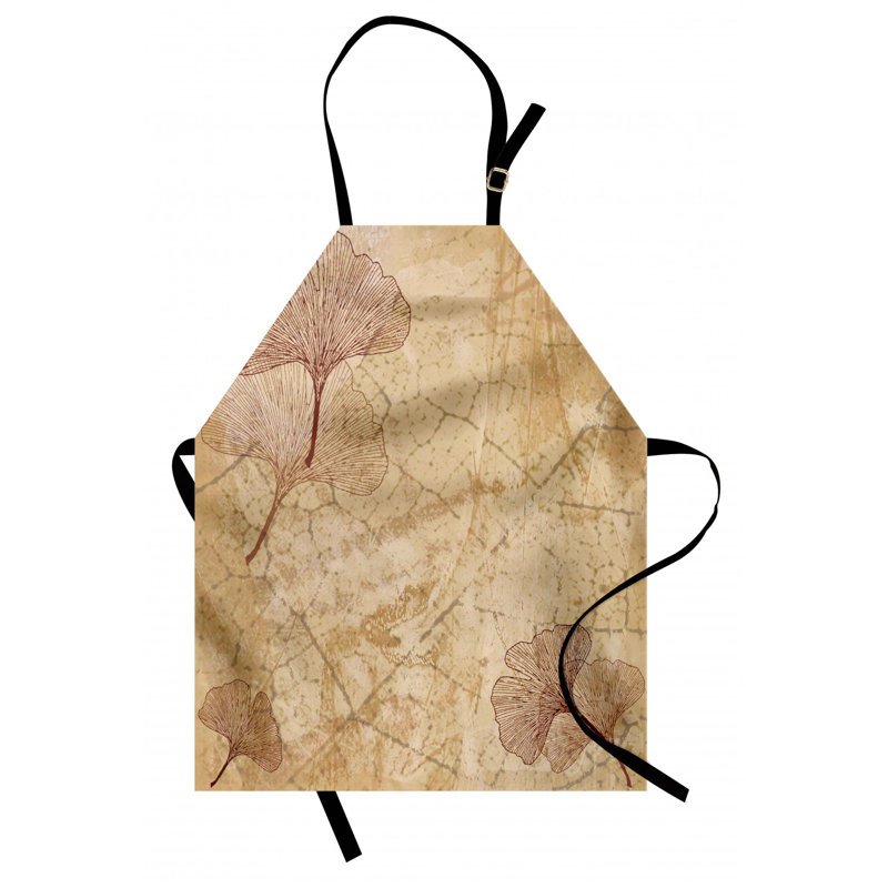 Tablier de feuilles ginkgo