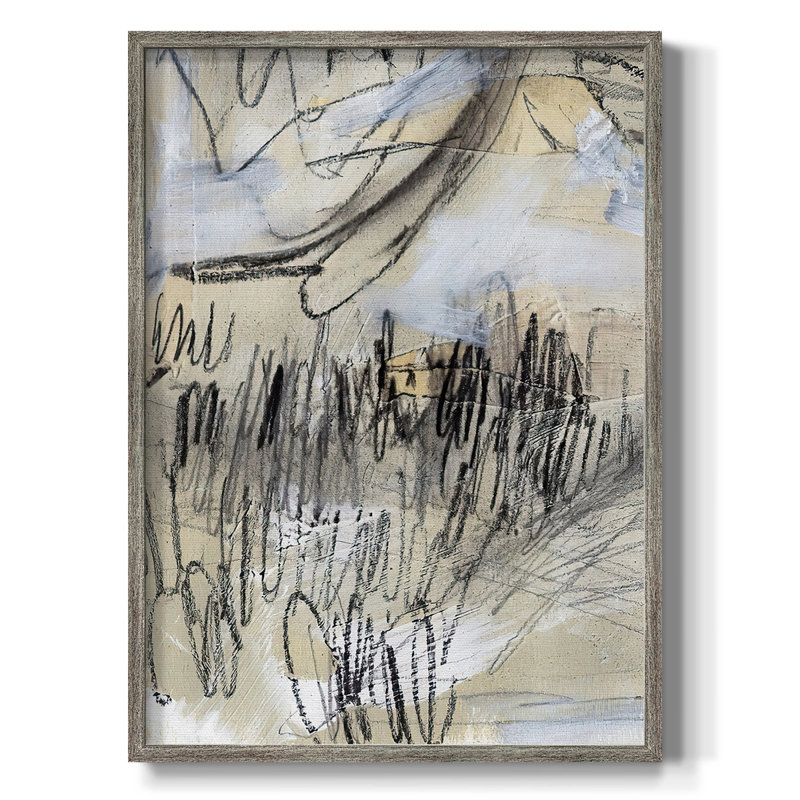 MaskedNotesIII Framed Print - Solid Wood, 11" H x 9" W