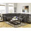 Smedley Upholstered Reclining L-Shaped Sectional Symmetrical