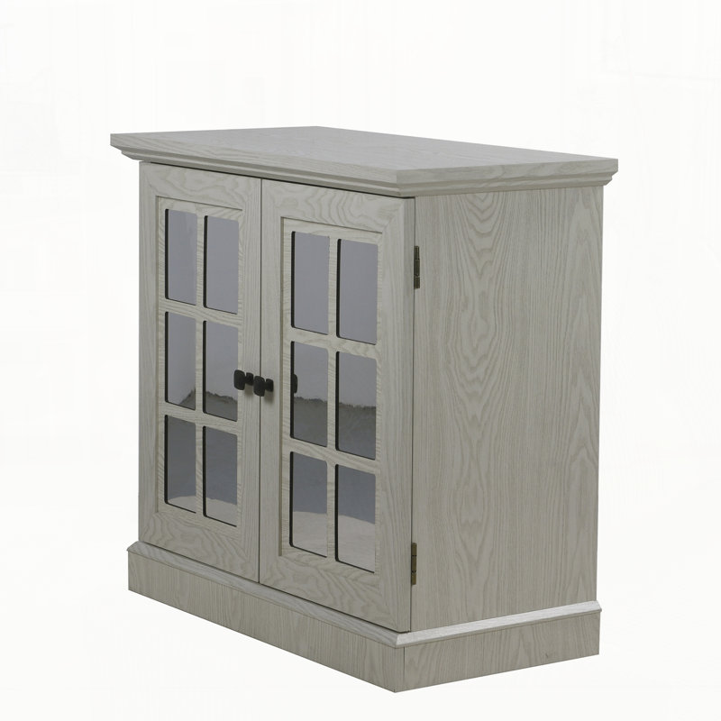 Armoire de rangement pour le salon, H 28,94 po x l 30,75 po x P 15,55 po, Beige