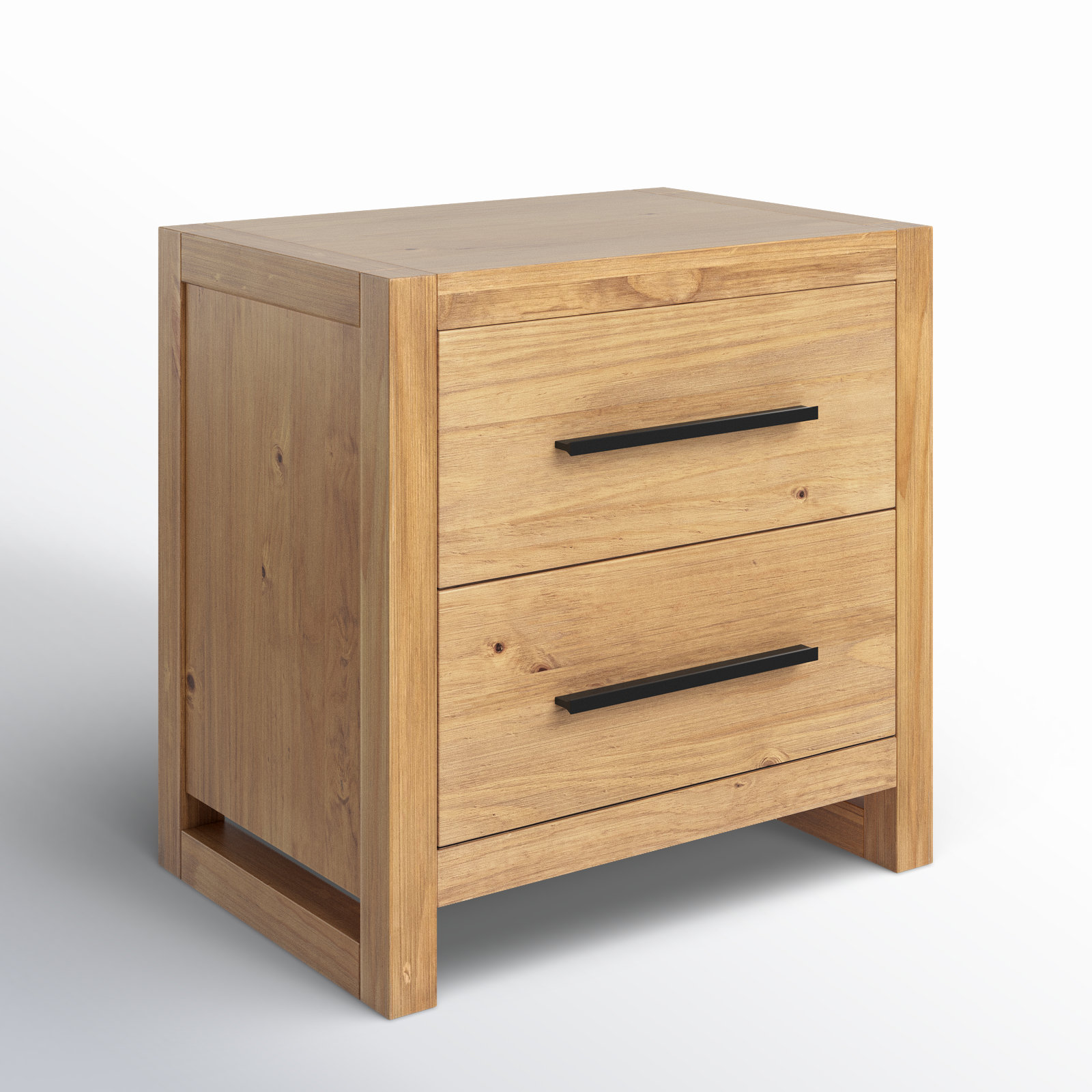 Modica Pine Nightstand, Natural