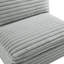 Fauteuil de chambre en tissu Jenny