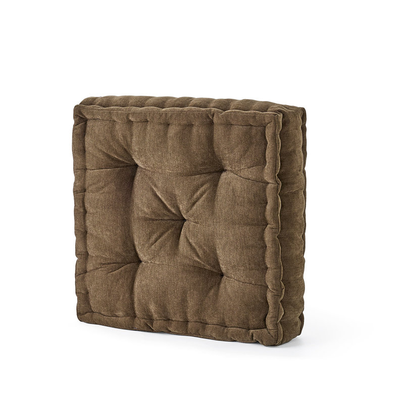 Rainha® - Coussin classique capitonné, Brun