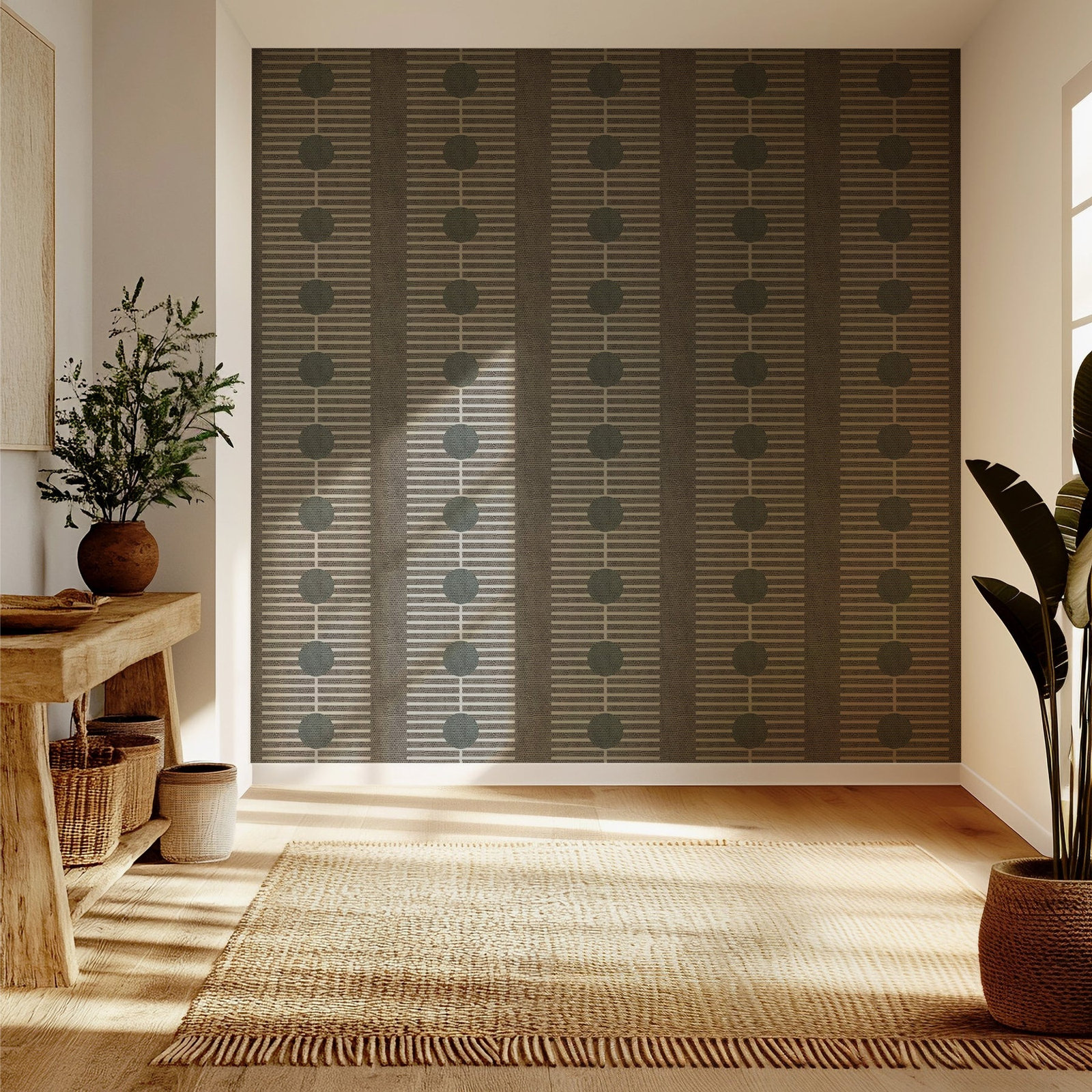 Nomalanga Self-Adhesive Wallpaper, Self-adhesive, Sage