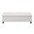 Elegant Grey Storage Bench With Lid And Design Modern Button- Pattern Space