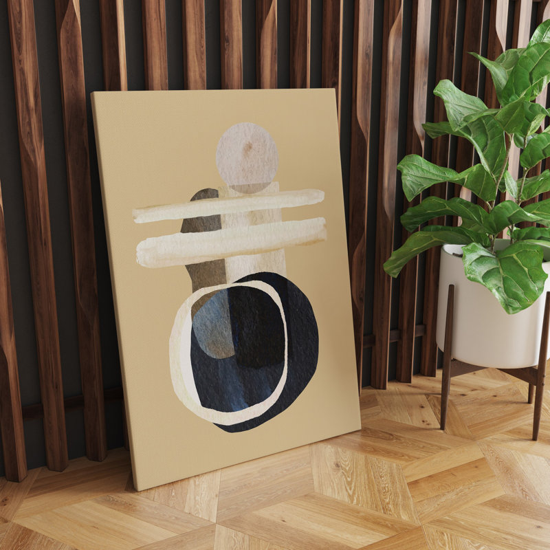 Superbe peinture décorative sur toile, 27,6 po x 39,4 po | 100% toile avec cadre 100% bois (0,8 x 1,2 po d'épaisseur) | Parfait pour le salon, la chambre à coucher ou le bureau - une œuvre d'art accrocheuse pour tout espace