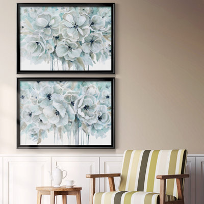 " Teal Harmony I " 2 - Pieces Painting Print