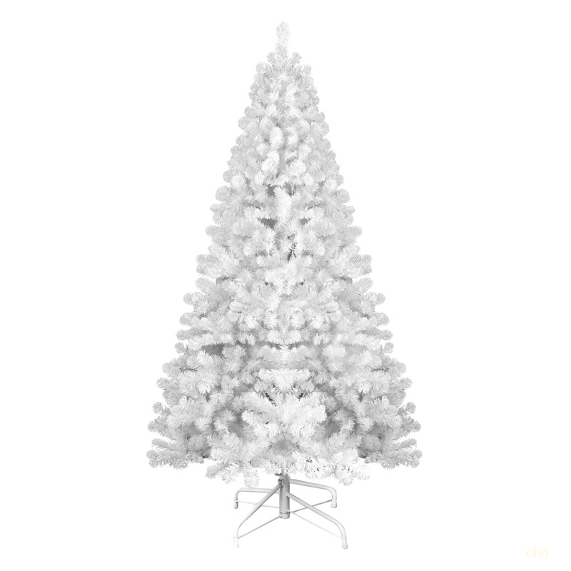 Arbre de Noël 7,5 pi avec fil mémoire, arbre en PVC artificiel à charnière de 1200 pointes, arbre de Noël de Noël facile à assembler pour la décoration intérieure (ornements non inclus)