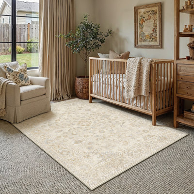 Tapis Lume Classic d'inspiration persane beige