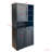 Freestanding Laundry Cabinet with Tilt-Out Hamper, Multiple Storage Spaces, Adjustable Shelf & Open Shelving