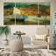 Voile d’automne-ensemble d’impressions sur toile 3 pièces-647077563