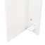 Console extensible Brigg 118,50 po, finition en marbre blanc et carton gris, console polyvalente pour salle à manger multifonctionnelle 120,13 po x 36,03 po, blanc et essentiel pour la décoration intérieure