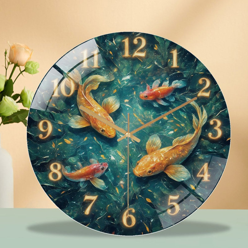 Horloge murale avec horloge murale 12 po