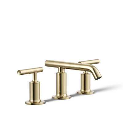 Purist 3-Hole Widespread Faucet with Drain