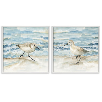 Ensemble de giclées encadrées Sandpipers