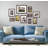 Augie Bronze Beveled Picture Frame with Mat