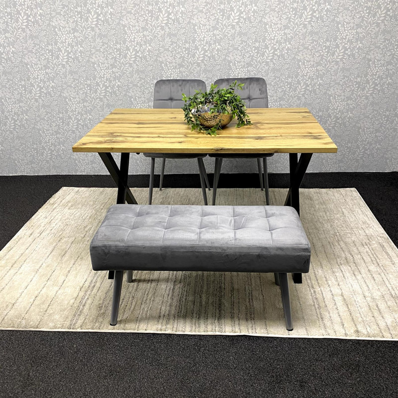 4 - Person Dining Set, Grey