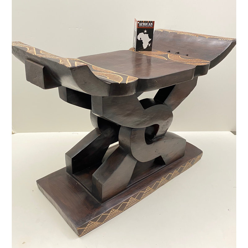Tabouret d'appoint en bois massif