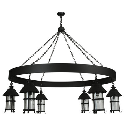 Lustre à roulettes 6 lumières uniques/statementwagon Graziano